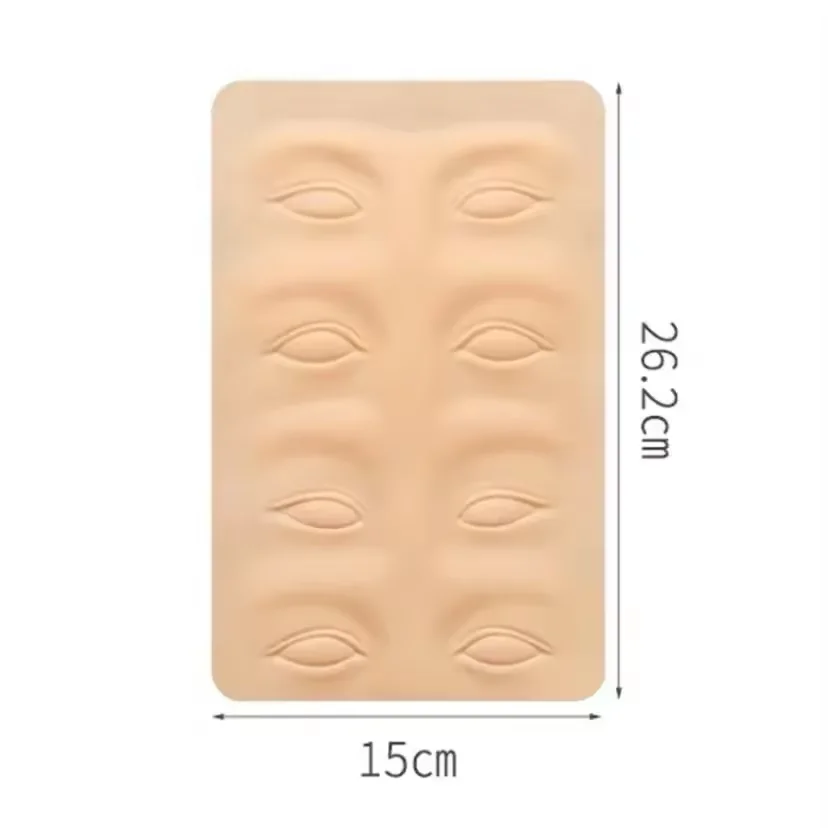 3D Eyebrow Eyeliner Tattoo Silicone Brow Training Tools Microshading Latex Permanent Makeup Skin Microblading Practice Kit