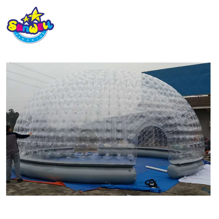 Attractive inflatable dome air tent inflatable igloo tent for events