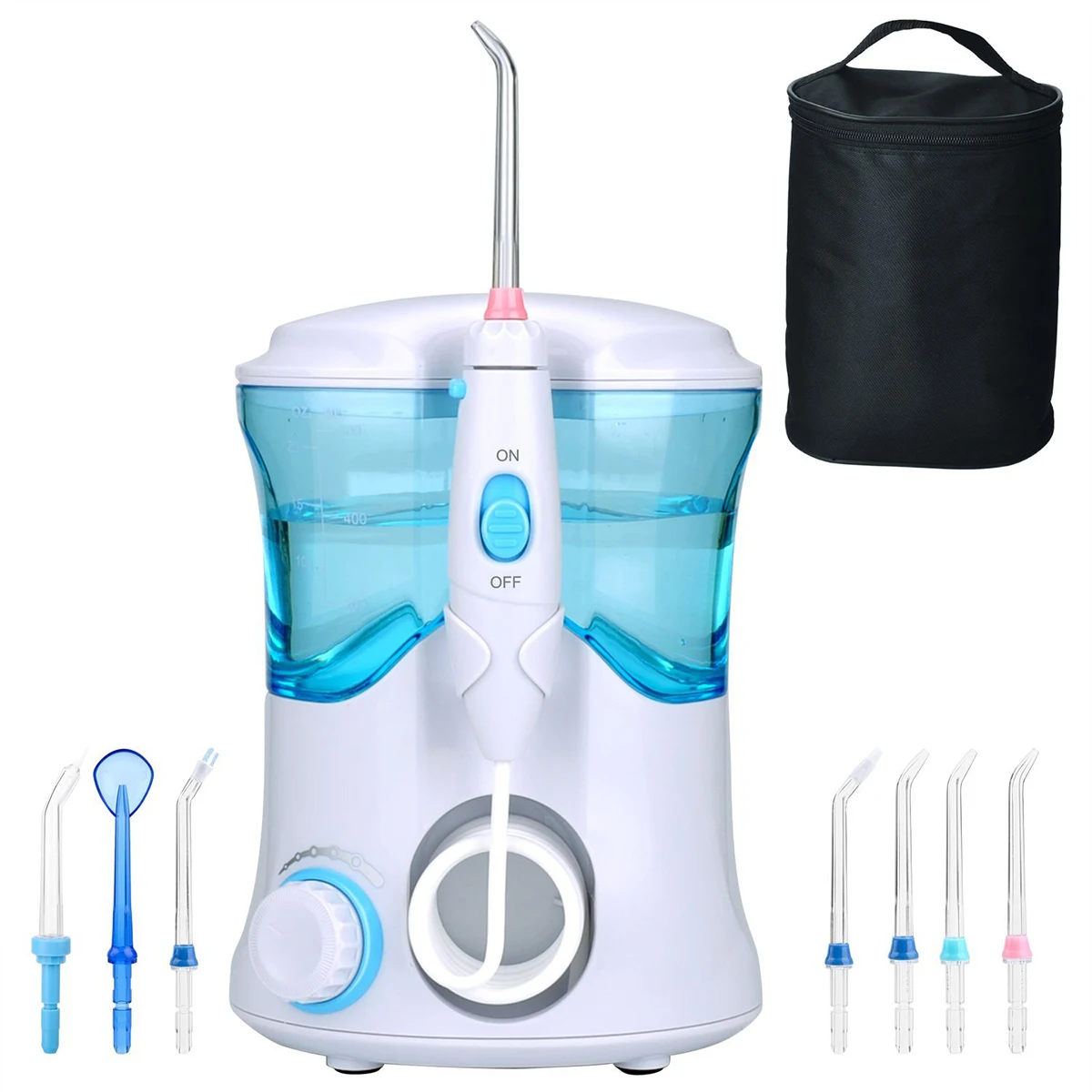 Professional  600ml Countertop Oral Irrigator WaterFlosser iPX7 10 modes Electric Dental water Flosser