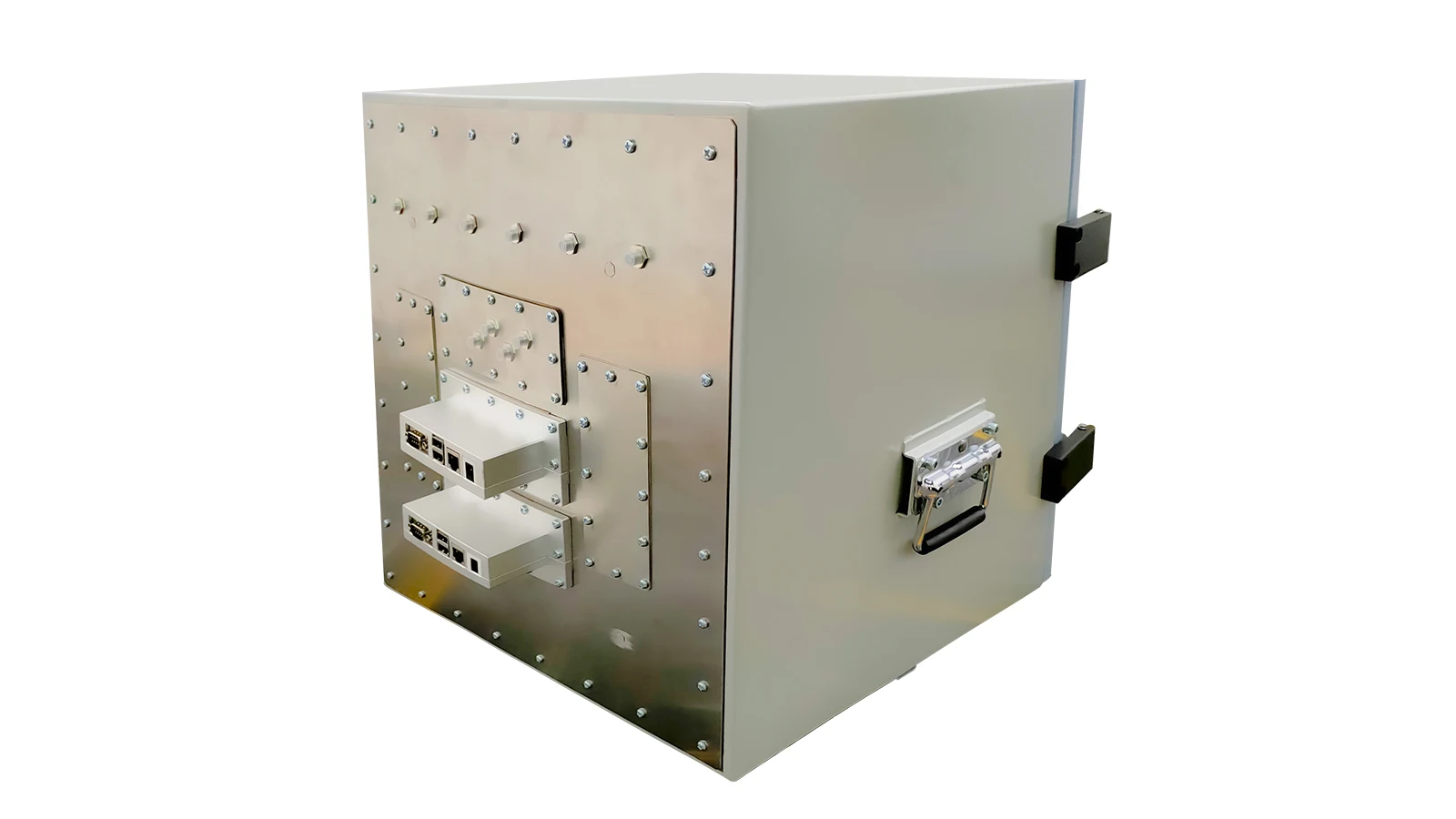 50*50*50CM Stainless Steel RF Test Shield Box 4G 5G 6G GSM  Wifi Bluetooth RF Shield Box For Mobile Phone Testing