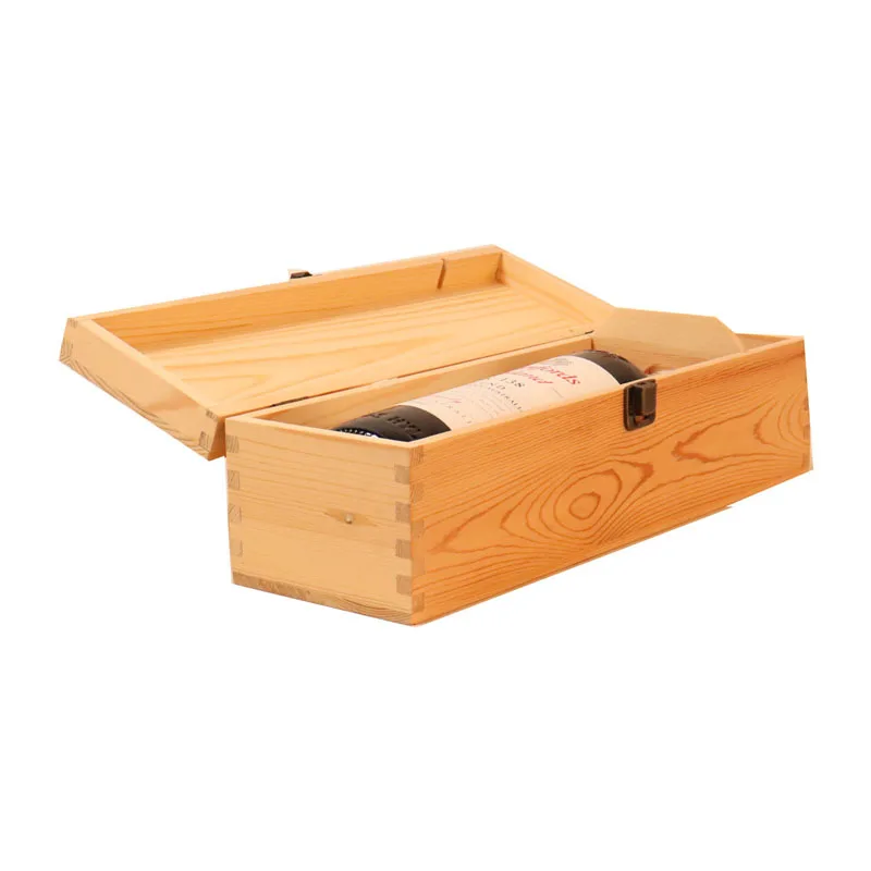 New Design Unfinished Wholesale Cheap Wooden Wine bottle gift box