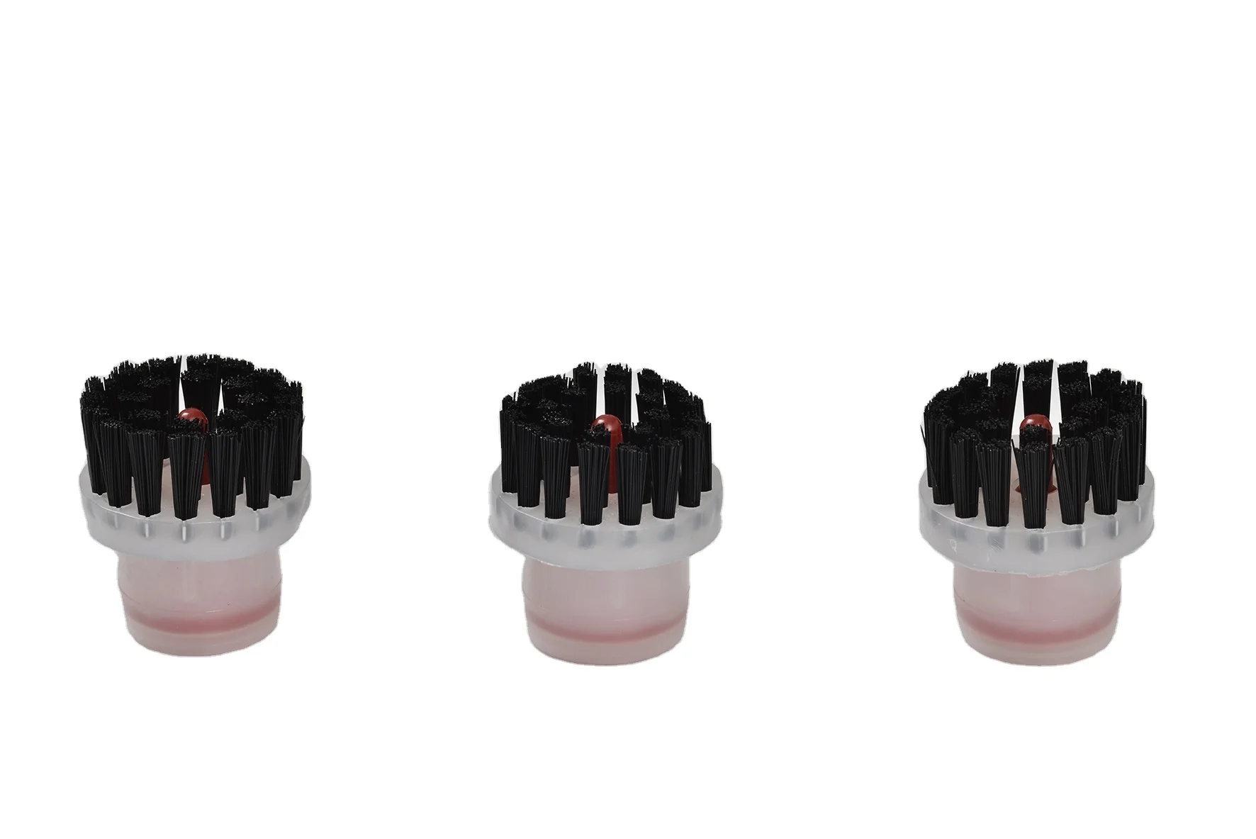 Spring Nylon Bristle Brush Head Plastic Bottle Cap Sponge Brush Applicator