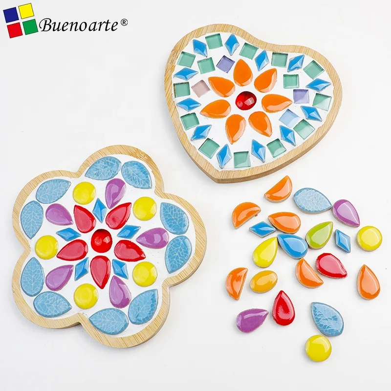 Ceramic Hobby Material & DIY Mosaic Tile Craft Supplies Arte Flower Water Drop,teardrop So On