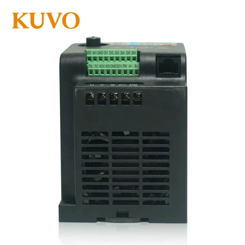 
variable frequency drive converter 0.75kw 1.5kw 2.2kw 4kw 5.5kw 220v to 380v Light load vfd 