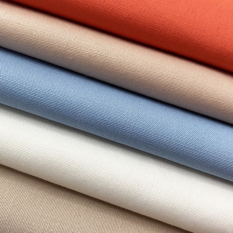 Урожай оптовик 40S органического хлопка поплин стрейч однотонная крашеная ткань для одежды, для маленьких девочек; Одежда и другие