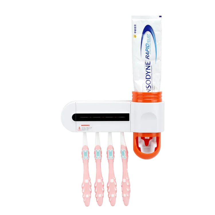 automatic toothpaste dispenser uv toothbrush holder