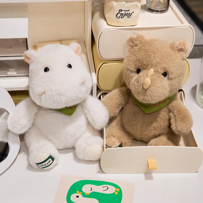 Wholesale Customization Hippo Rhino Plush Stuffed Animal Toy