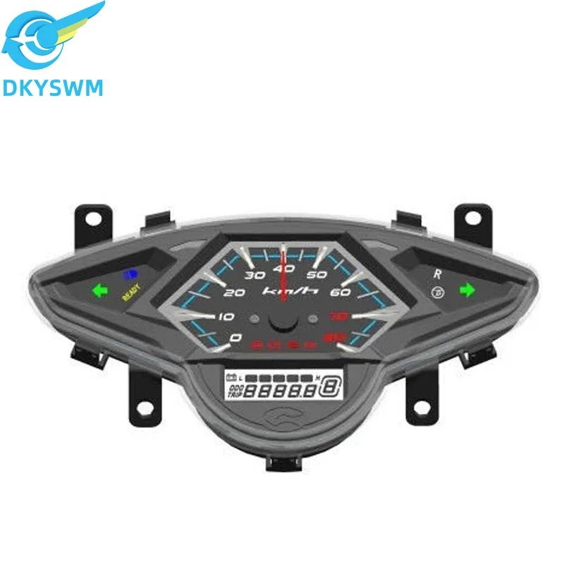 VOTOL 033-33 LCD speedometer CNA wire communication LED digital meter for electric motorcycles display LCD speedometer