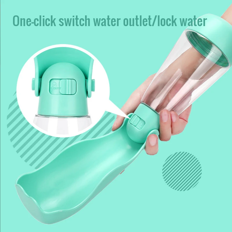 Dispensador De Agua Para нашивками Perros Botella bebedero