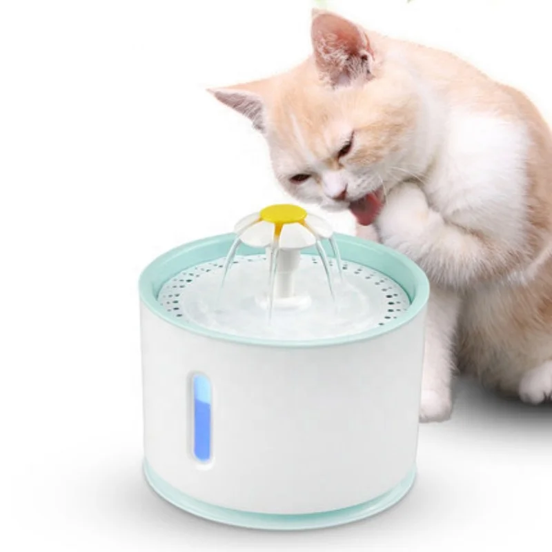 Food Grade Cat Water Fountain Dog Drinking Bowl Pet Water Fountain With Filter USB Automatic Quiet Drinker Auto Feeder