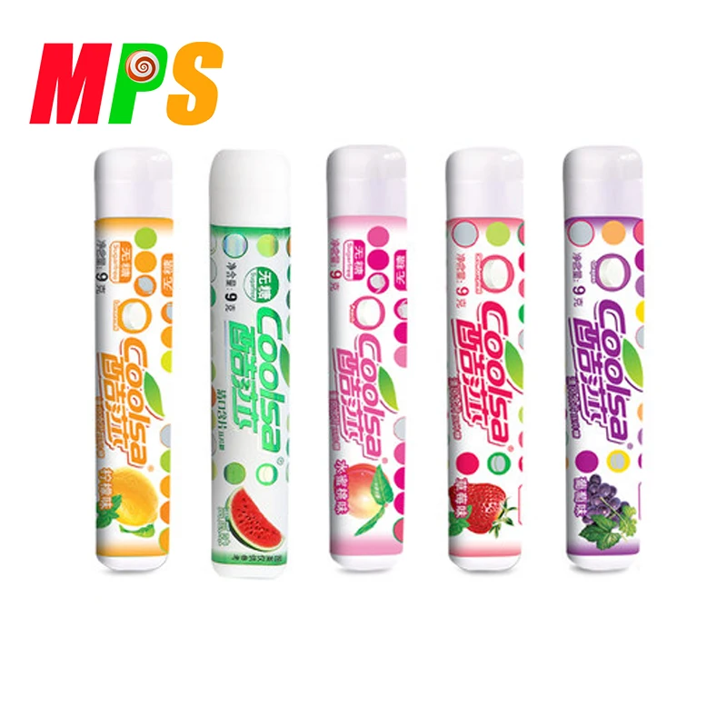 Custom made tablet candy mint strips