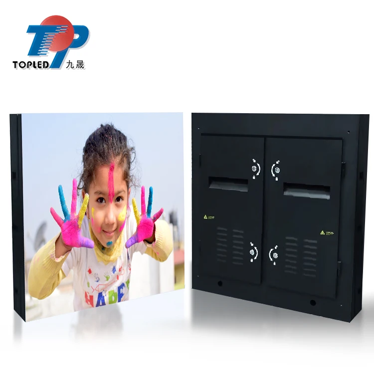 TOPLED p6 wall mount solar outdoor 3d advertising smd small mobile energy efficient led digital billboard for shop racks