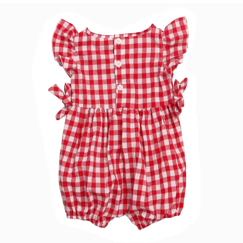 
Hot sale custom logo girl infant clothes newborn wholesale kids girl clothing summer baby romper 