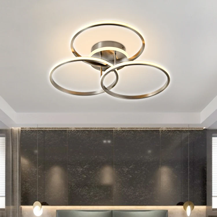 KLUMIA Factory Price Nordic Ring Round 20watt Hotel Living Room Modern LED Ceiling Light