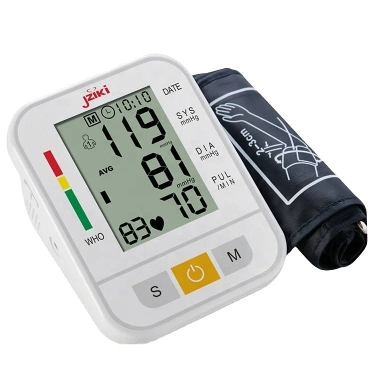 One Key Quick Response Automatic BP Apparatus Blood Pressure Measuring Tool with Impact Design
