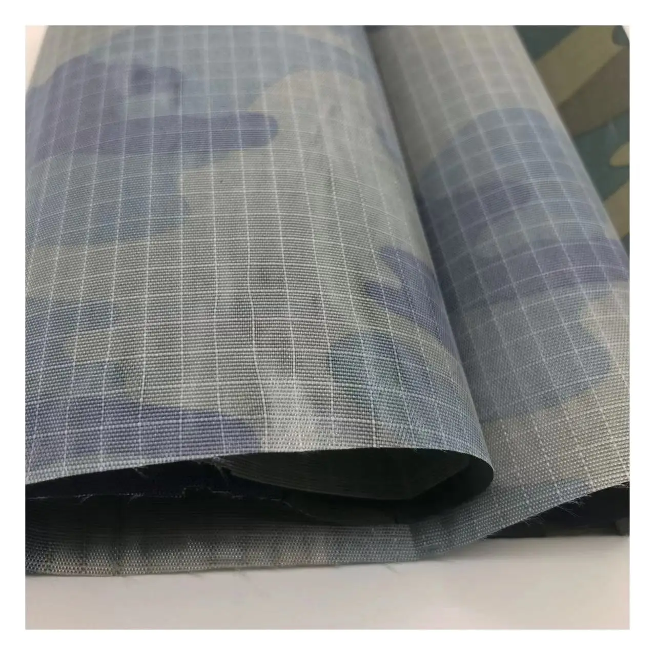 Manufacturing Of Oxford PU Fabric 210D Plaid Camouflage Fabric Printed Oxford Fabric