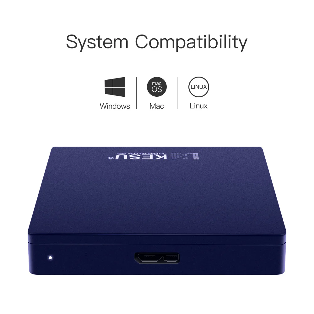 Portable external drive 2.5 inch USB 3.0 SATA hard drive 1TB hdd compatible with ps4 and xbox one