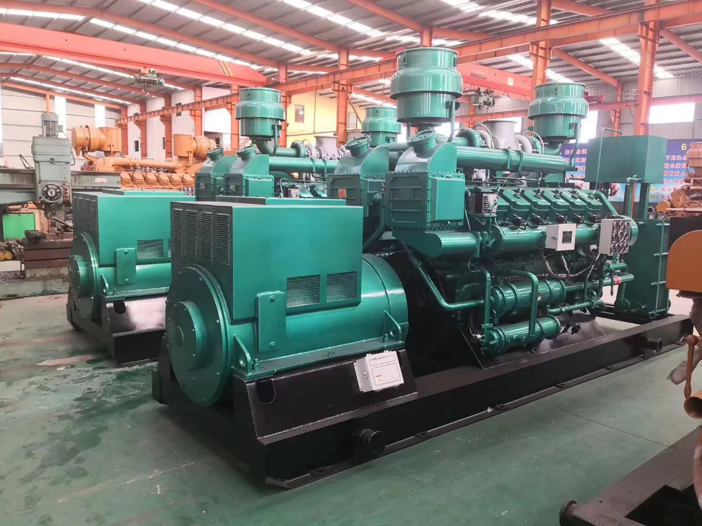Завод 400Kw 500Kva cng Газовый генератор 50 Гц 3-фазный