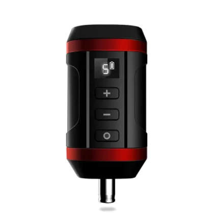 Wireless Tattoo Power Supply Mini Portable RCA Battery 1800mAh Lithium with LED Digital Display for Rotary Tattoo Pen