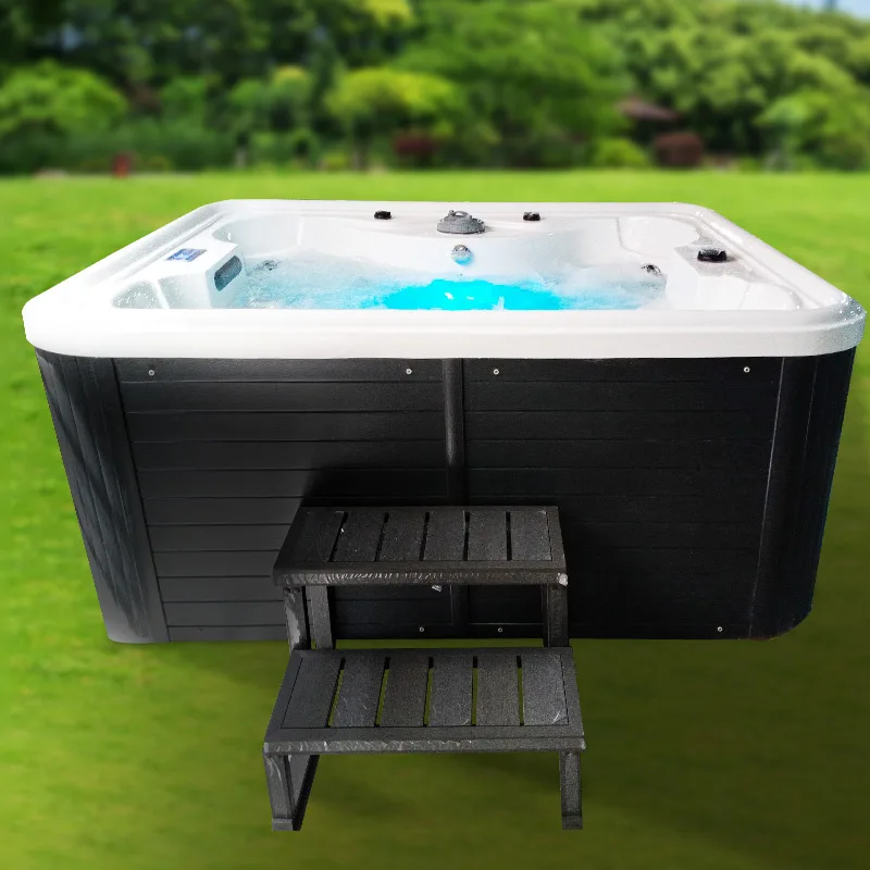 Современный стиль новинка 5 человек роскошная гидромассажная Ванна массаж открытый спа