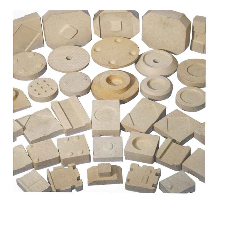Cordierite Mullite Refractory side brick with hollow Pillar For Ceramic Furnace Application