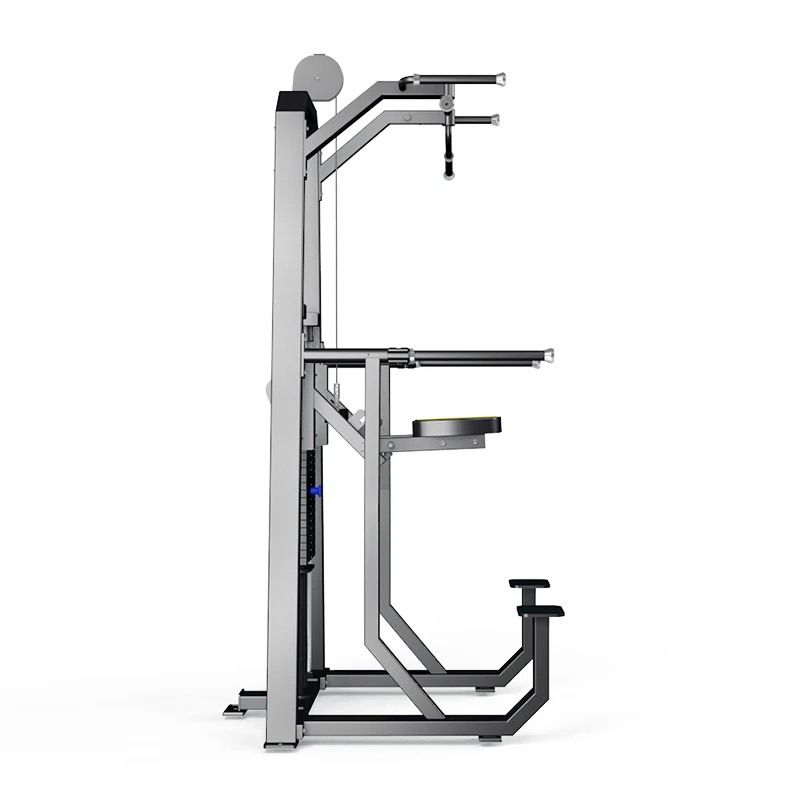 Commercial gym machine kneeling type dip/chin assist for fitness center chin up/dip gym exercise machine