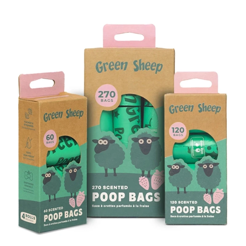 Best Luxury Eco-Friendly Pet Supplies Recycled Plastic Scented Dog Poop Bags Sustainable Environmentally Outdoors