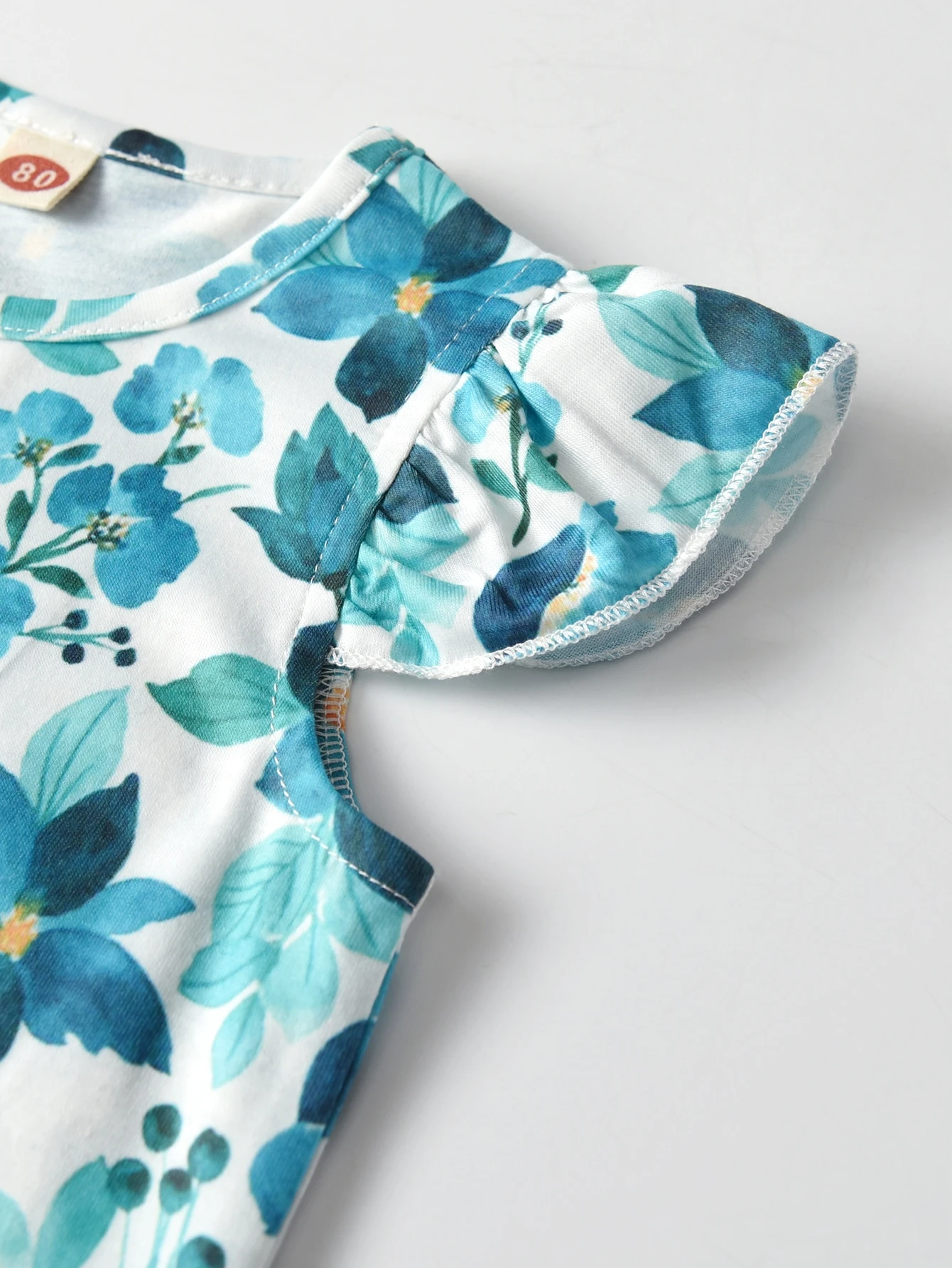 Unisex Designer Floral Custom Ruffle Infant Pajamas Summer Bamboo Baby Rompers with Zipper Closure Cute ODM Knitted Set