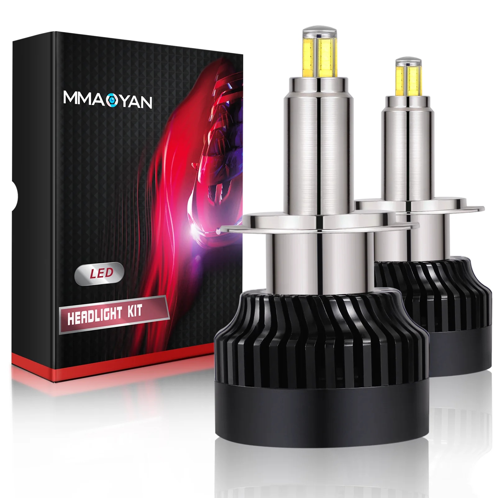 
Super Bright Automotive Car Headlamp led 6000k H7 H8 H9 H1 9006 h11 led headlights for Universal car 