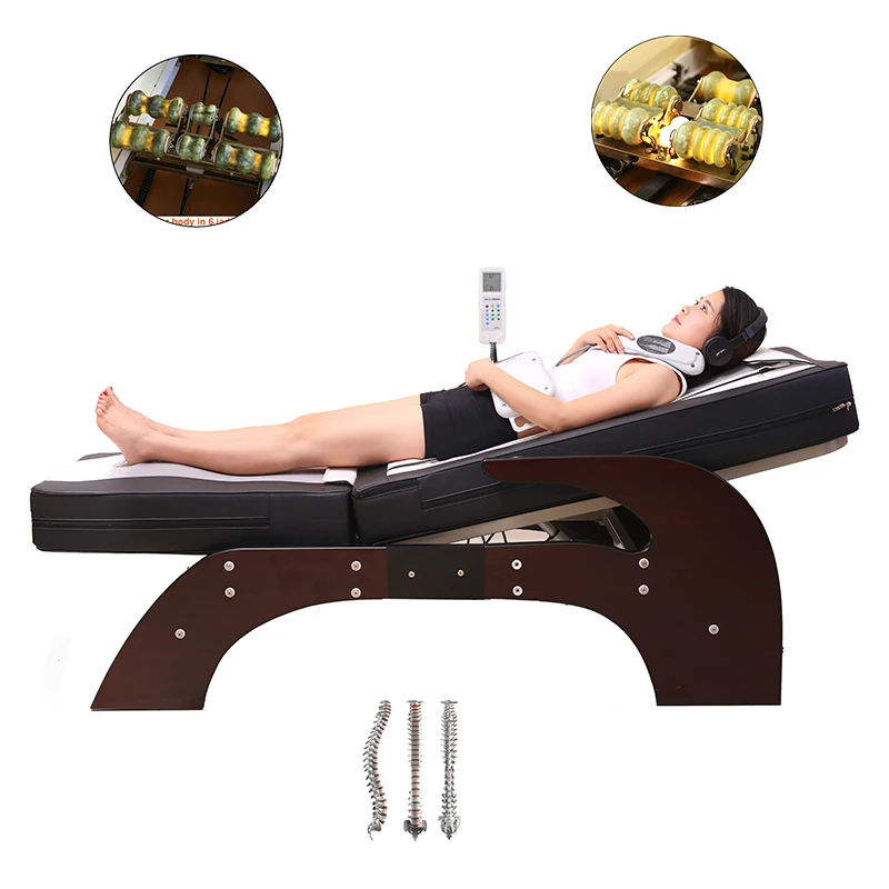 Китай инфракрасная терапия нагрев V3 мастер нефритовый ролик массажная кровать электрические массажные столы кровати
