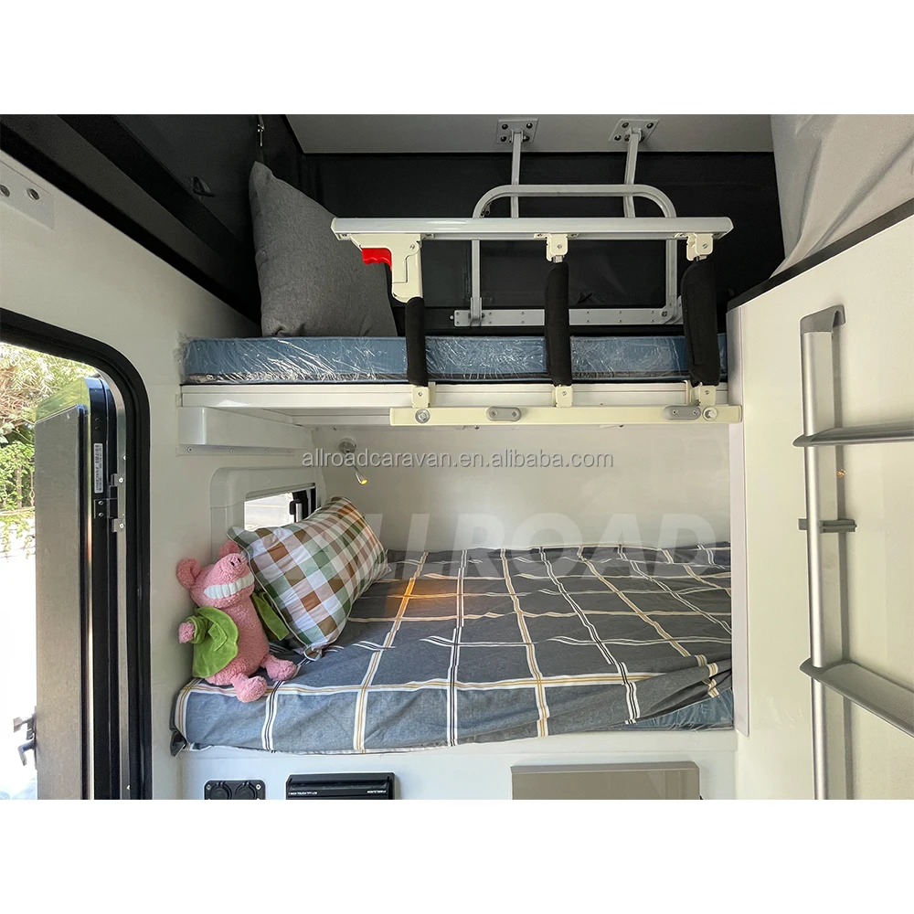 Professional 4X4 off road popup camper trailer australian pop up caravan with 4 bunk beds for wholesales