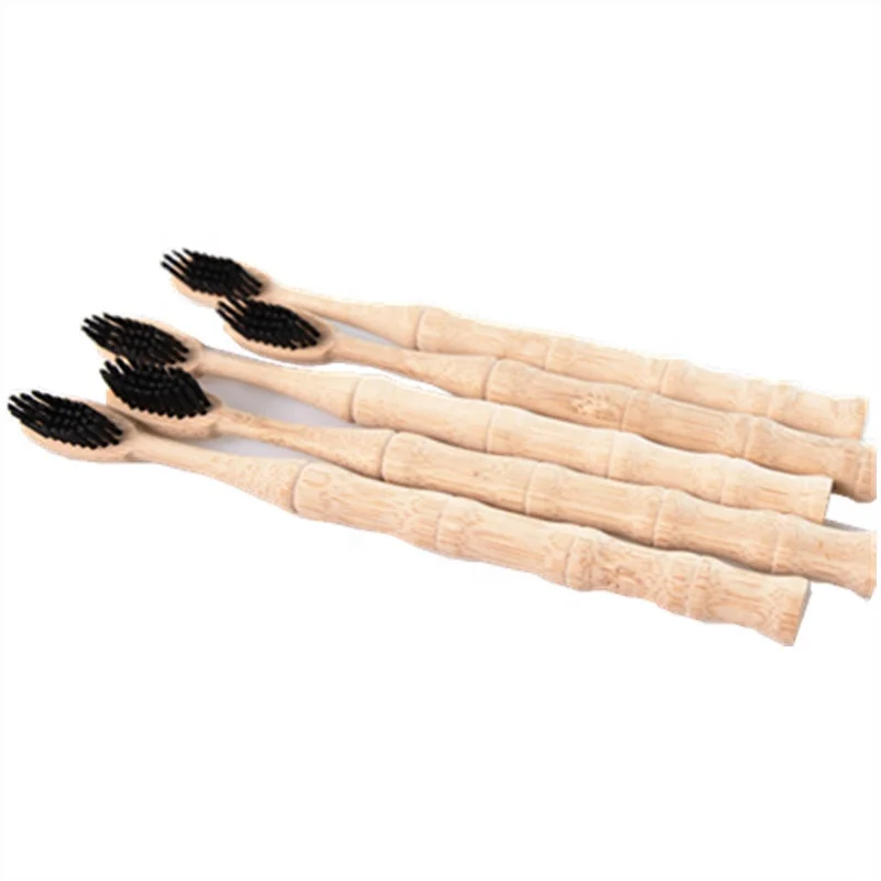 1Pcs Bamboo Charcoal Toothbrush Wooden Health Soft Fibre Wood Charcoal Wire Tooth Brush Environmentally Eco Friendly Toothbrush