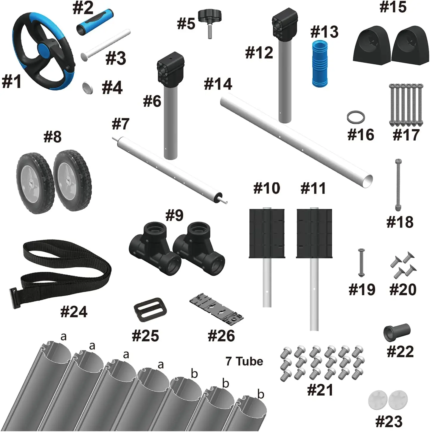 Above Ground Stainless Steel Swimming Pool Reel Pool Cover Roller