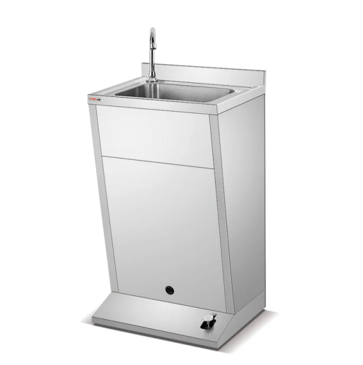 Hotel Restaurant Outdoor Stainless Steel Automatic Portable Hand Wash Station/Outdoors Induction wash basin china factory