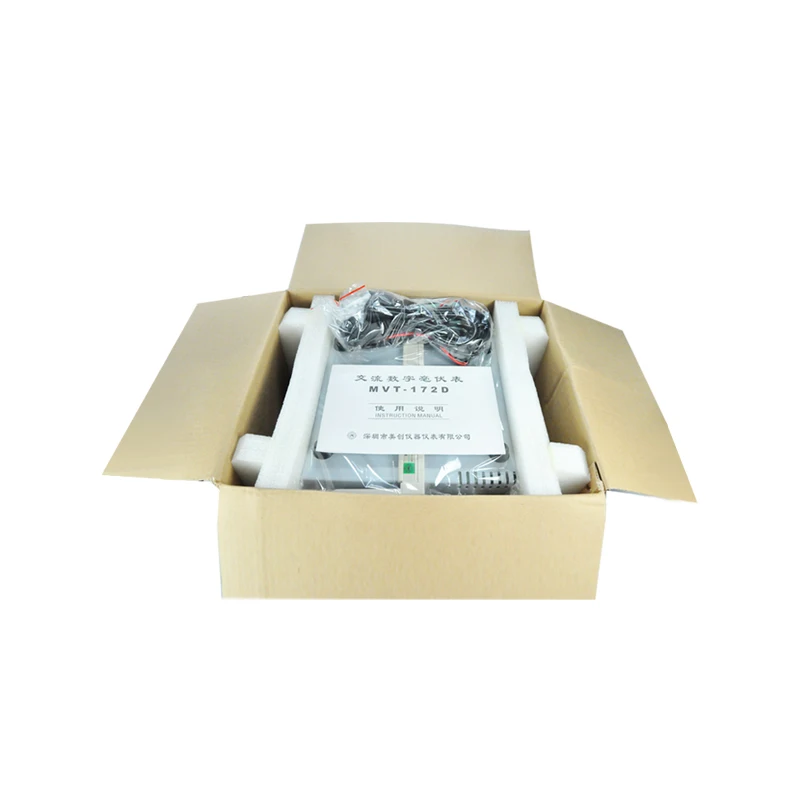 4 digits LED display Digital 100uV-400V voltmeter with MVT-172D Millivoltmeter