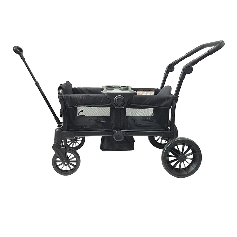baby stroller wagon stroller for 2 kids or 4 kids collapsible folding outdoor utility wagon with removable canopy