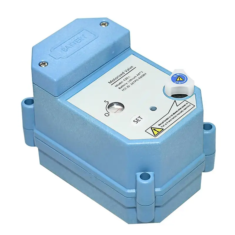 DN20 2-way Lorawan Lora wireless water shut off ball valve controller smart irrigation motorized open valve