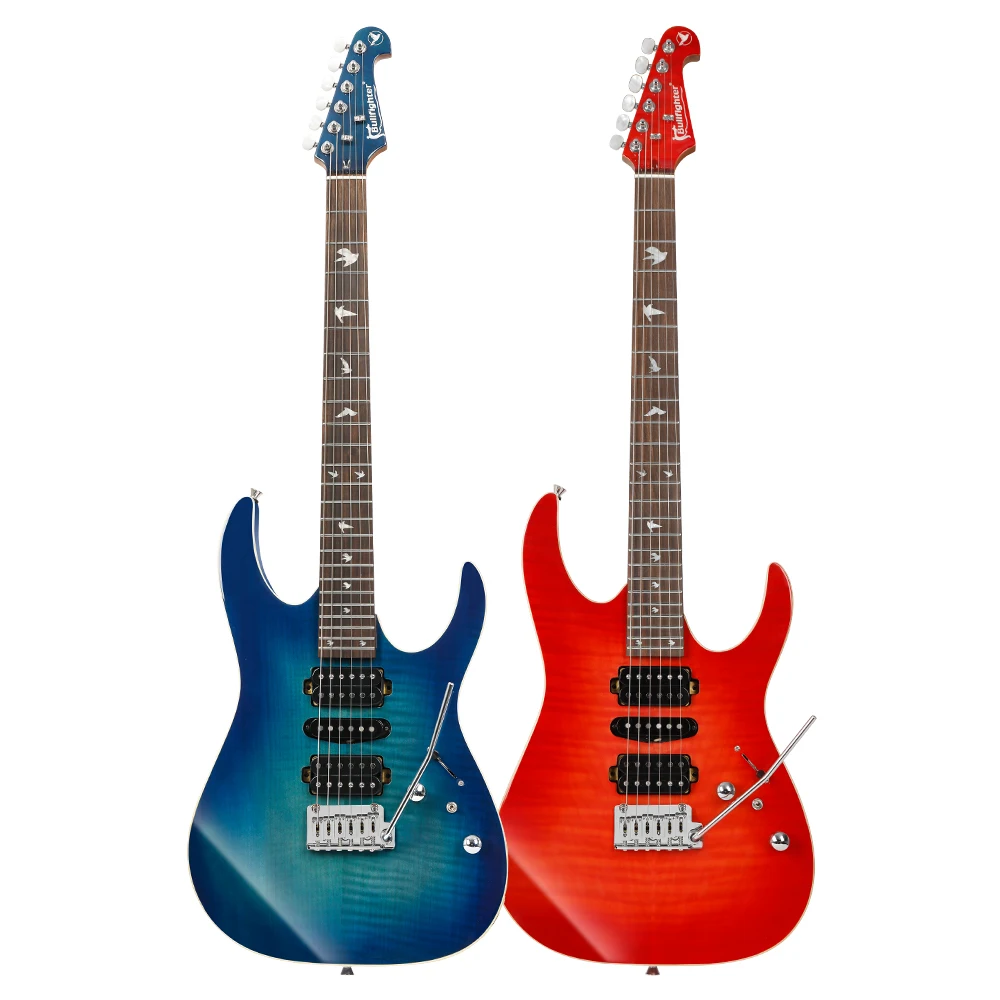 D-240 New acoustic electric guitar high quality guitare solo electric Low Price  blue and red electric guitar