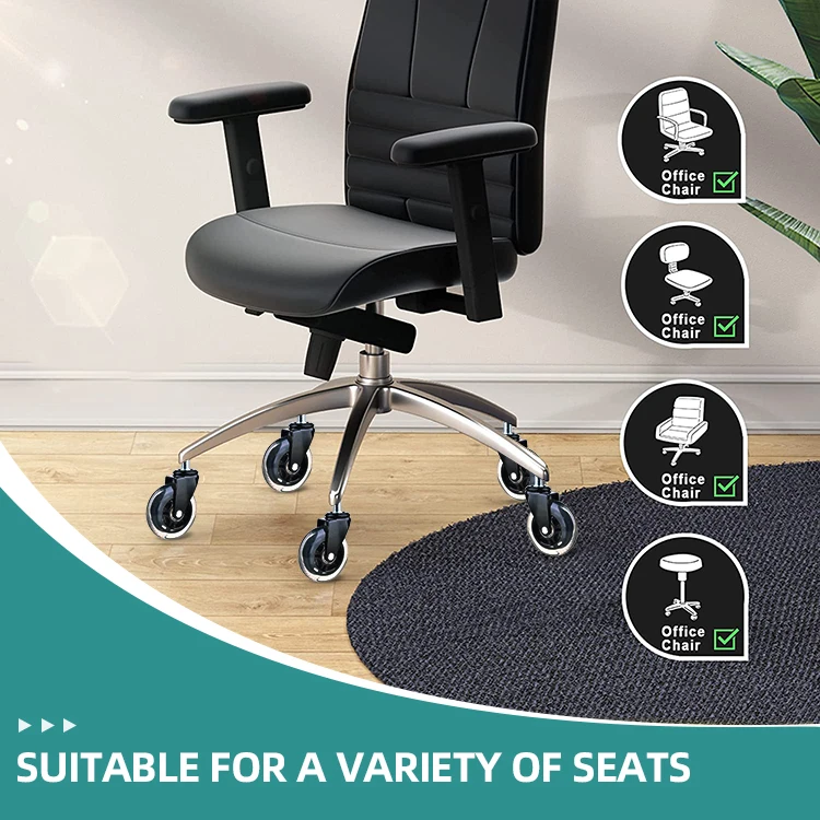 For All Floors Replacement Wheel Office Chair Caster Wheels For All Floors Replacement Wheel 3  Inch Furniture Caster