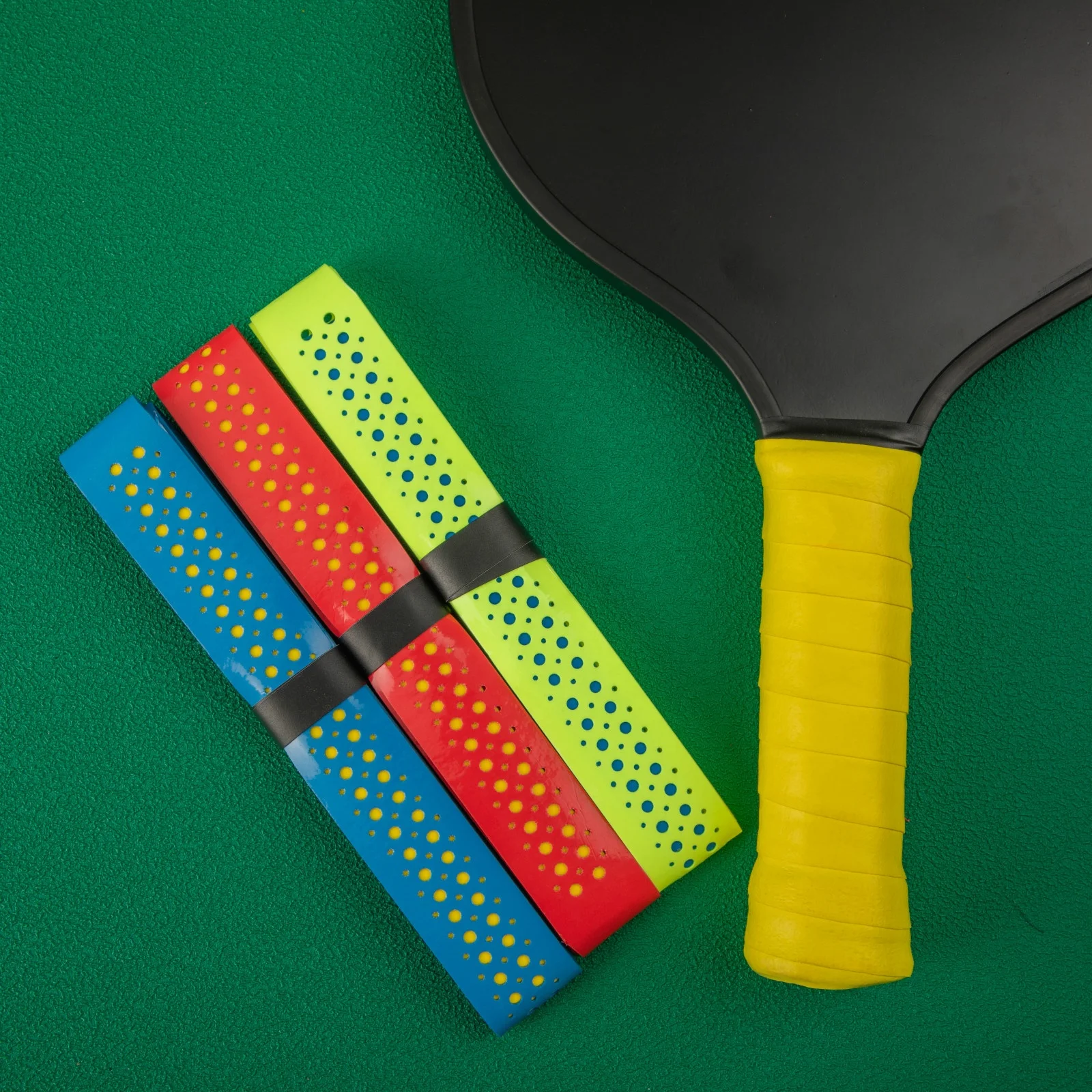 Hot selling colorful breathable pickleball badminton overgrip for squash racket