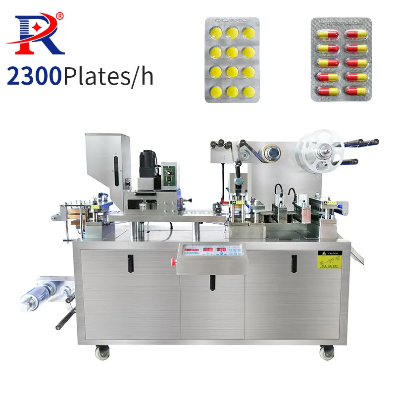 Small Size Automatic Blister Packing Sealing Machine Blister Packaging Machine For Tablet Caspule