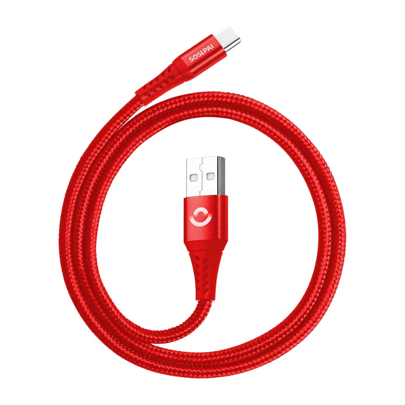 
hot selling usb c cable aluminum alloy+nylon weave for samsung phone usb cable 