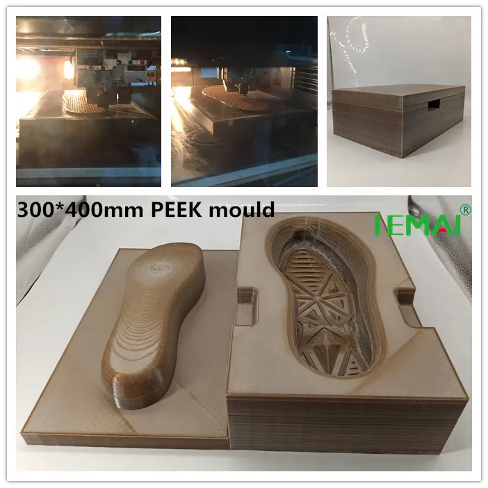 Высокая температура 3-D принтер машина PEEK 3D добавка производство решений 3 d для Частей