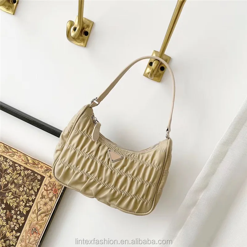 
Handbags New Fasion 2020 Spring Summer Nylon Shoulder Bags Female Messenger Bags With Chains 