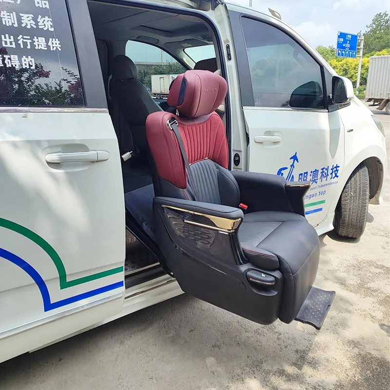 EMC CE certified passenger seat electric leather swivel lift handicap car seat suitable for elderly and disabled