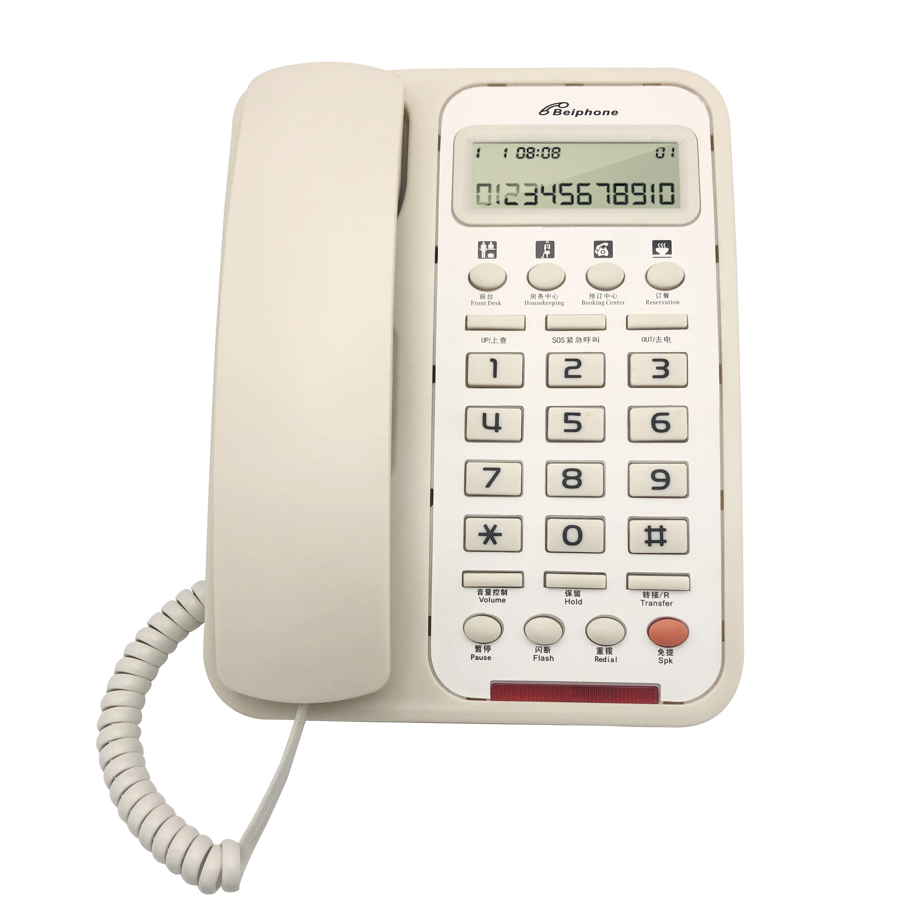 Wholesale Multifunctional Wired Office Caller ID phone Home Hotel Landline Telephone