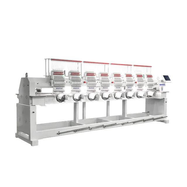 Высокая скорость верхние строчки статистики продаж WONYO multi-головки 8 головок Многофункциональная крышка компьютер одежды Промышленная швейная машина для вышивания