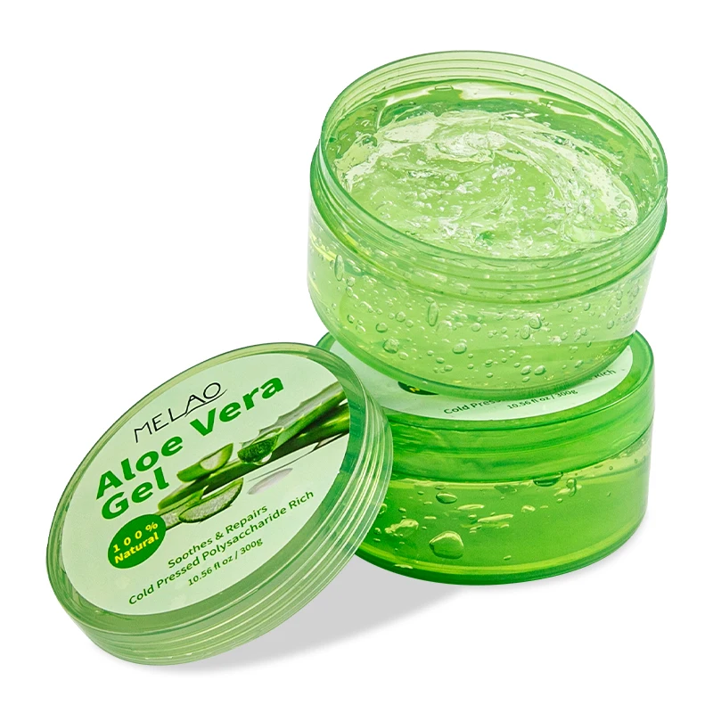 Korea private label best organic 100% pure natural extract moisturizing soothing after sun repair body face aloe vera gel