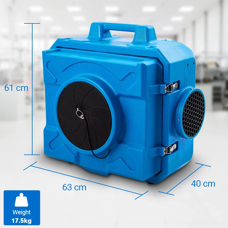 Commercial Portable 60dB 3 Stage Hepa air Scrubber Machine