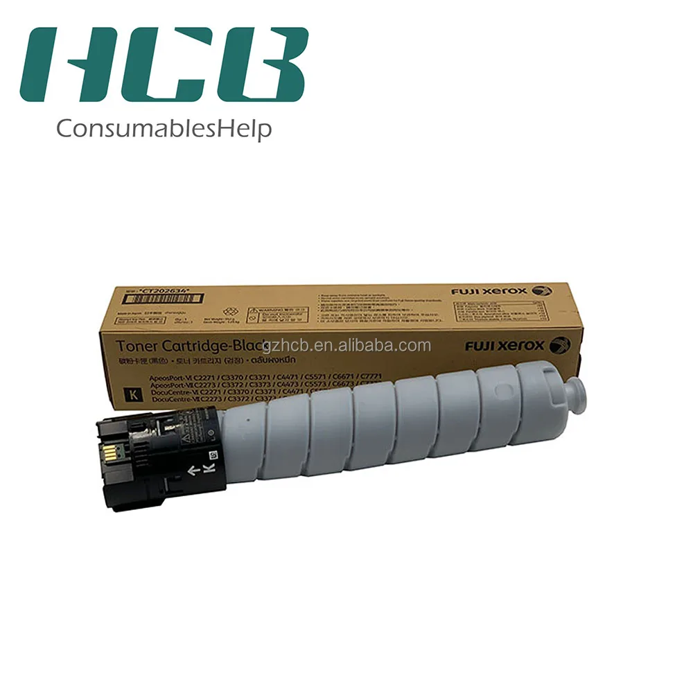 CT202634 Original for Fuji Xerox VI C2271 C3371 C4471 C5571 C6671 C7771 C3370 toner black